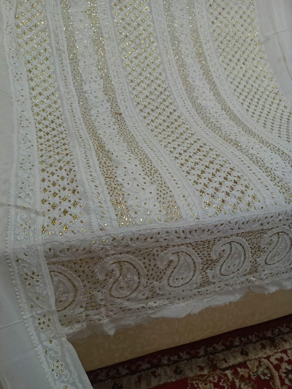 Heavy Chikenkari Mukesh Kamdani Suits