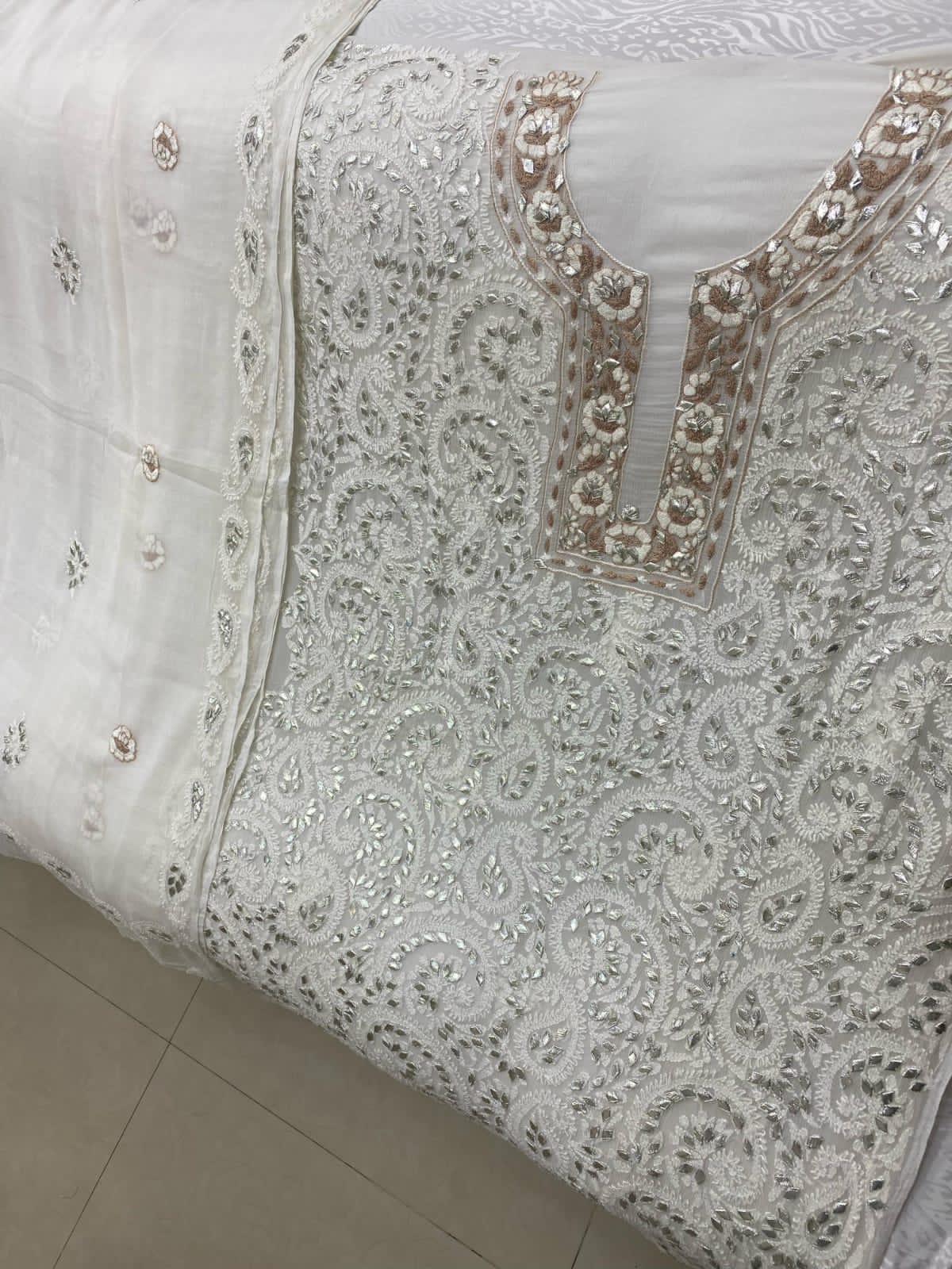 Chikenkari+Gota Suits