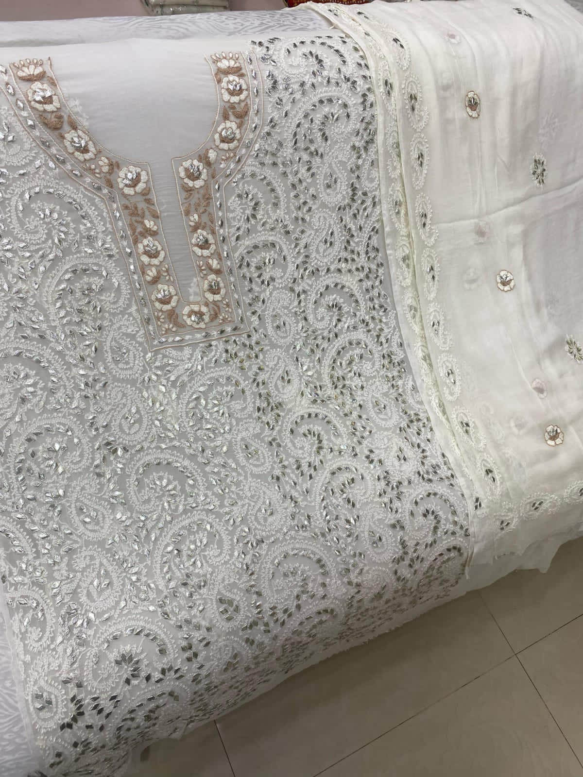 Chikenkari+Gota Suits