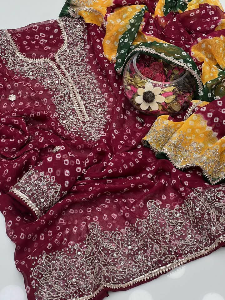 Kundan Gota Chunri Suits