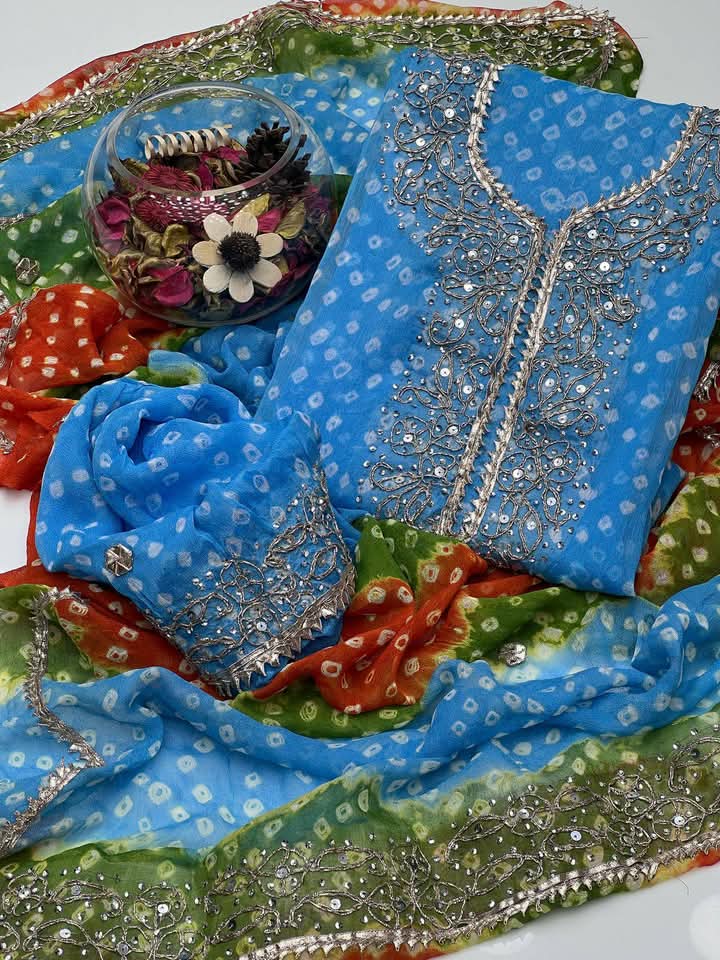 Kundan Gota Chunri Suits