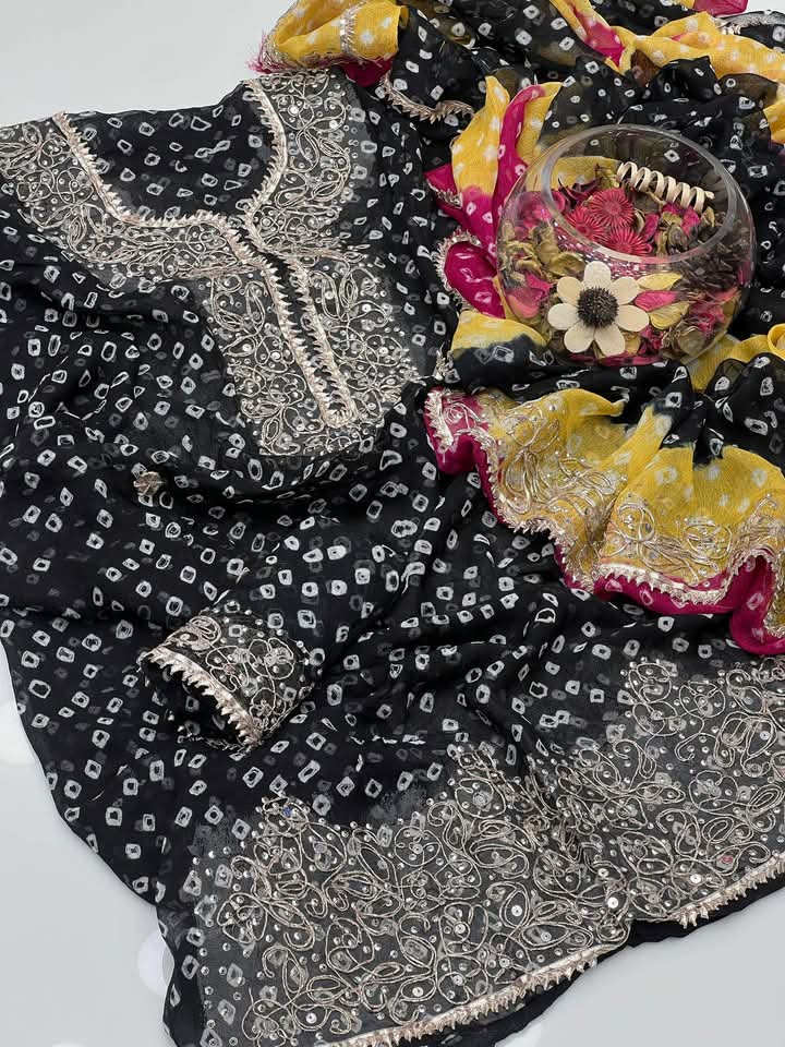 Kundan Gota Chunri Suits