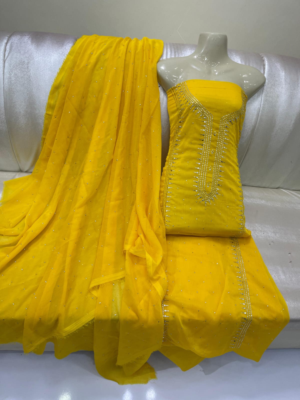 Chandi Patti Mukesh Suit