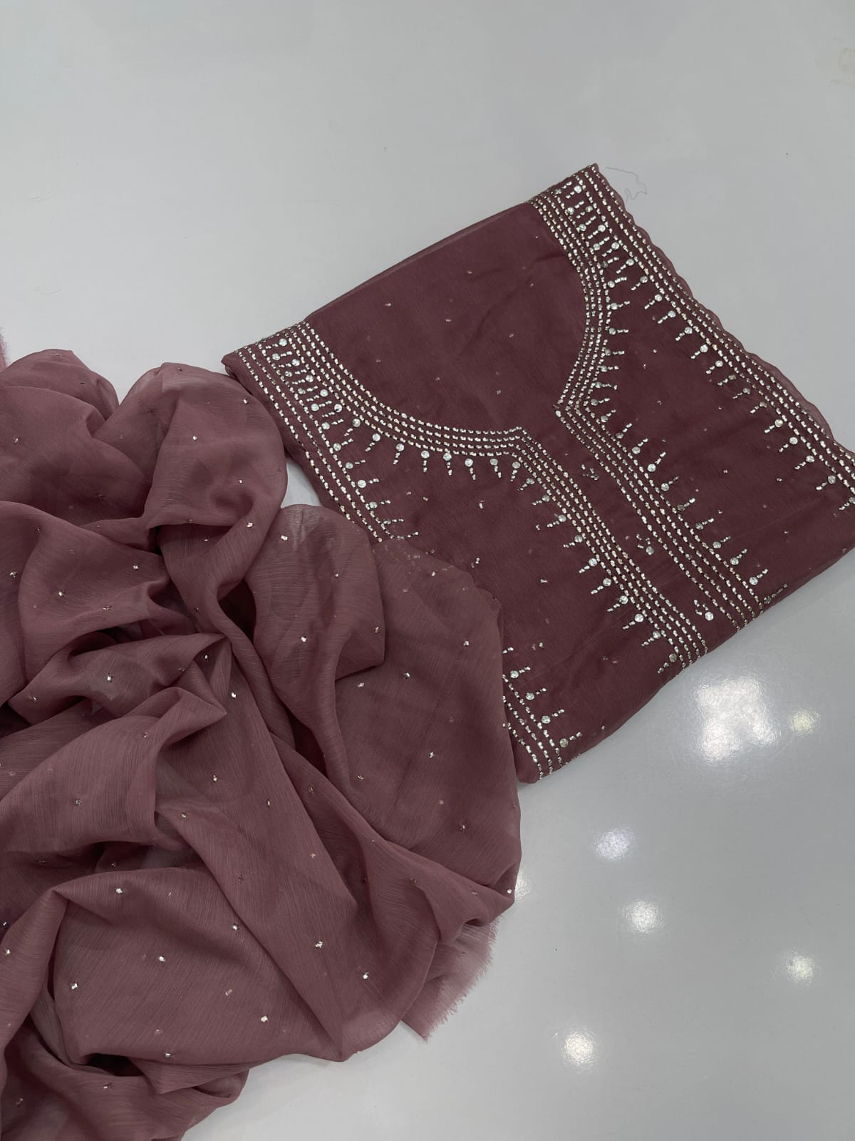 Chandi Patti Mukesh Suit