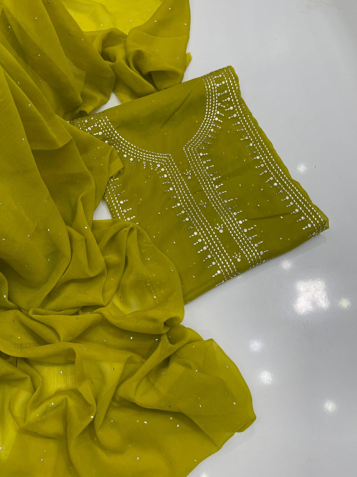 Chandi Patti Mukesh Suit