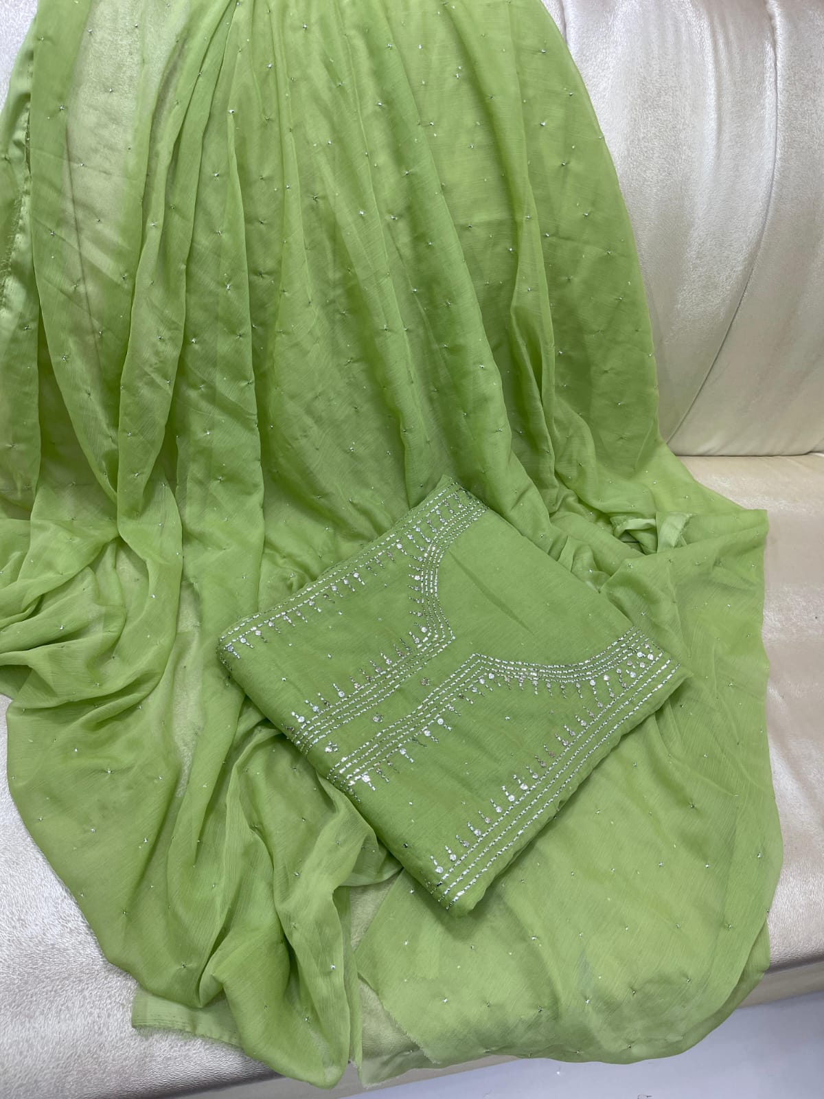 Chandi Patti Mukesh Suit