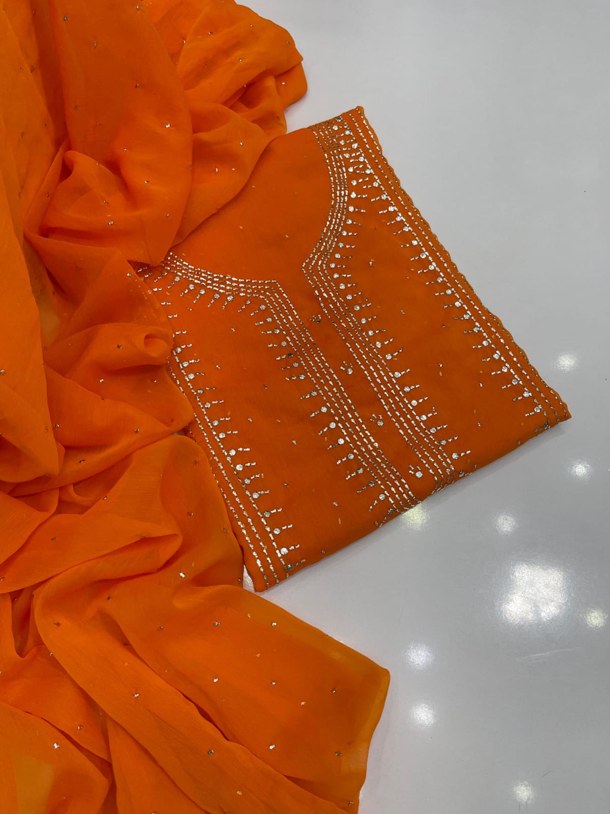 Chandi Patti Mukesh Suit