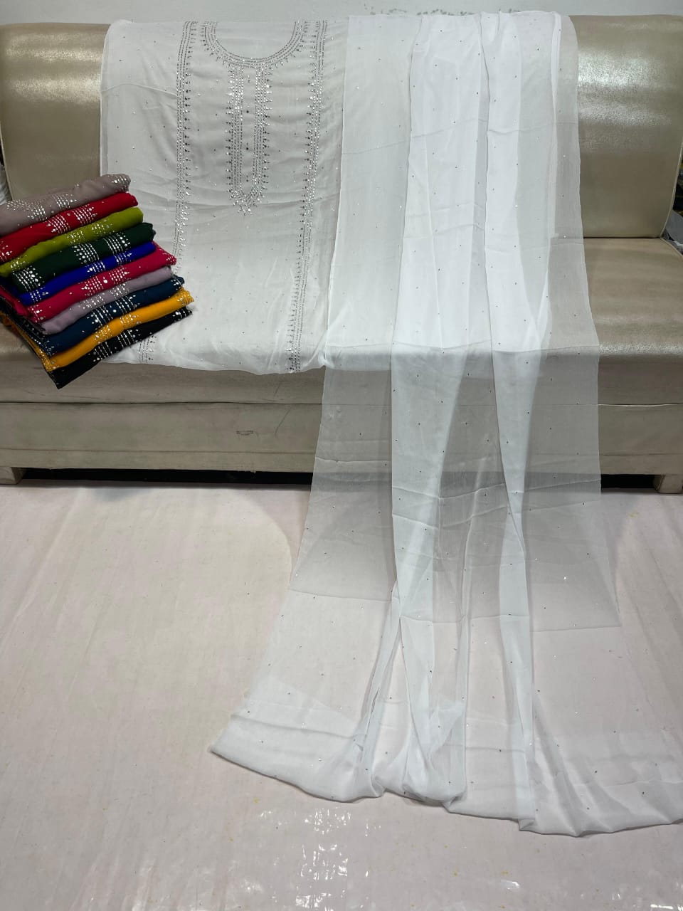 Chandi Patti Mukesh Kamdani Suits