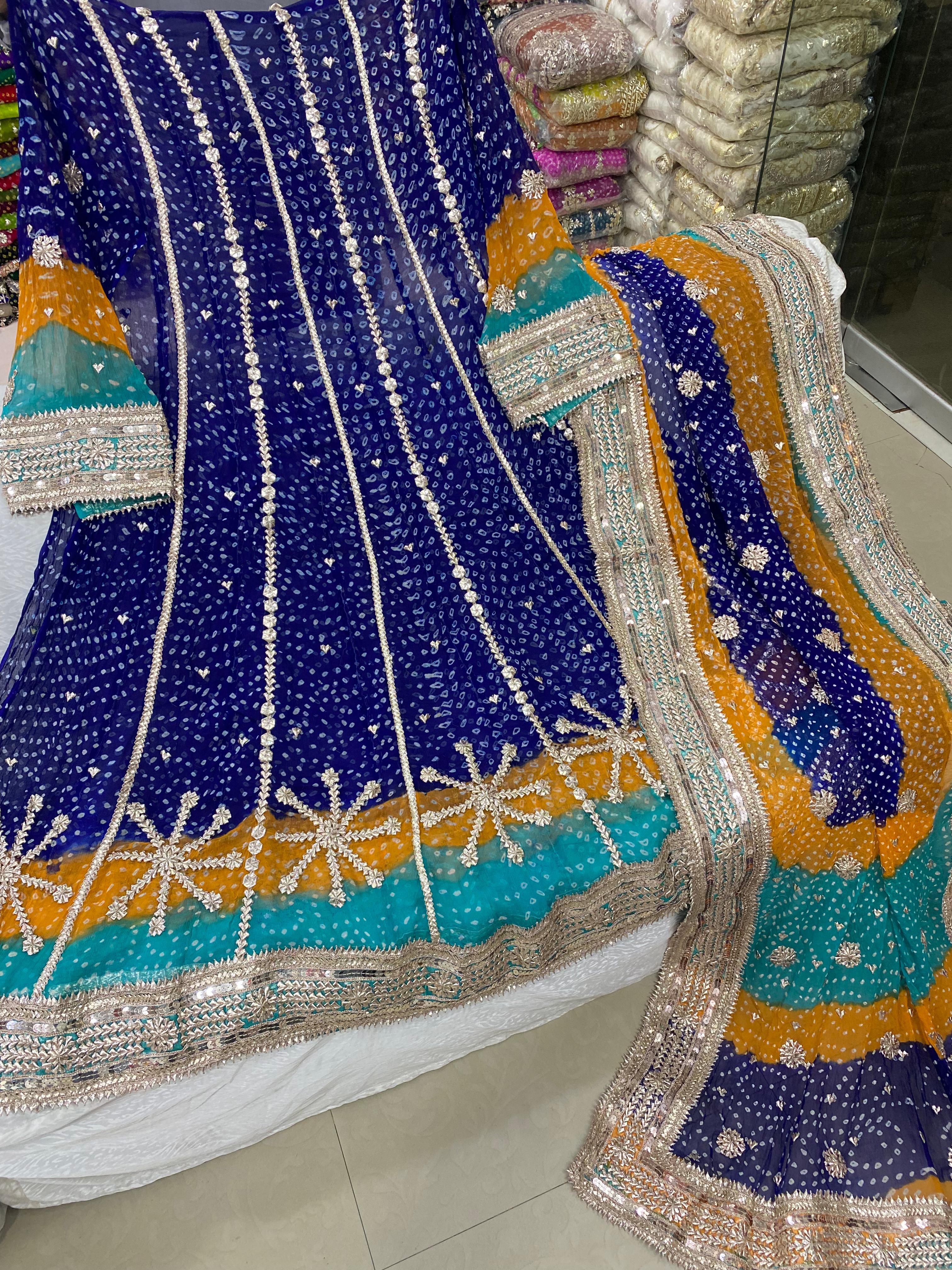 Fancy Gota Chunri Frock