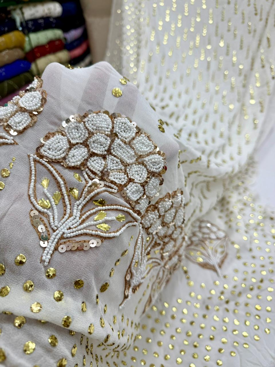 Heavy Mukesh Kamdani Sarree