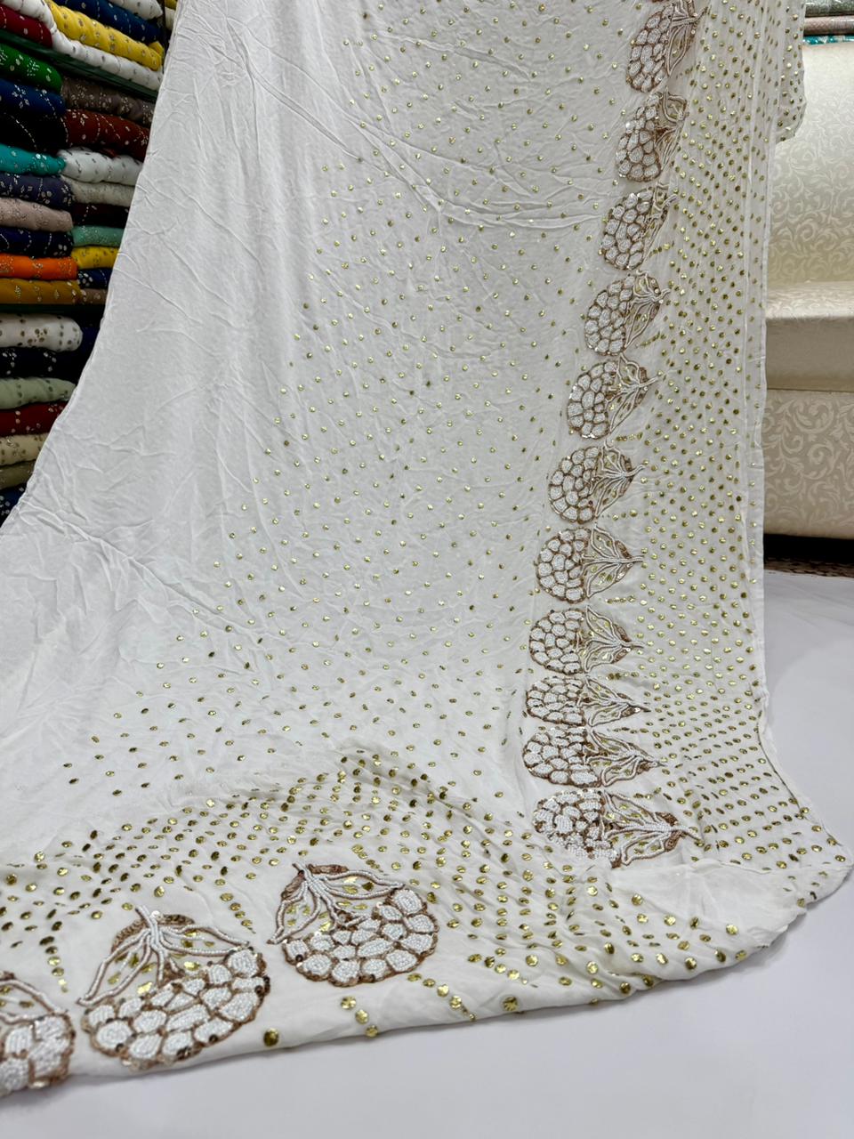 Heavy Mukesh Kamdani Sarree