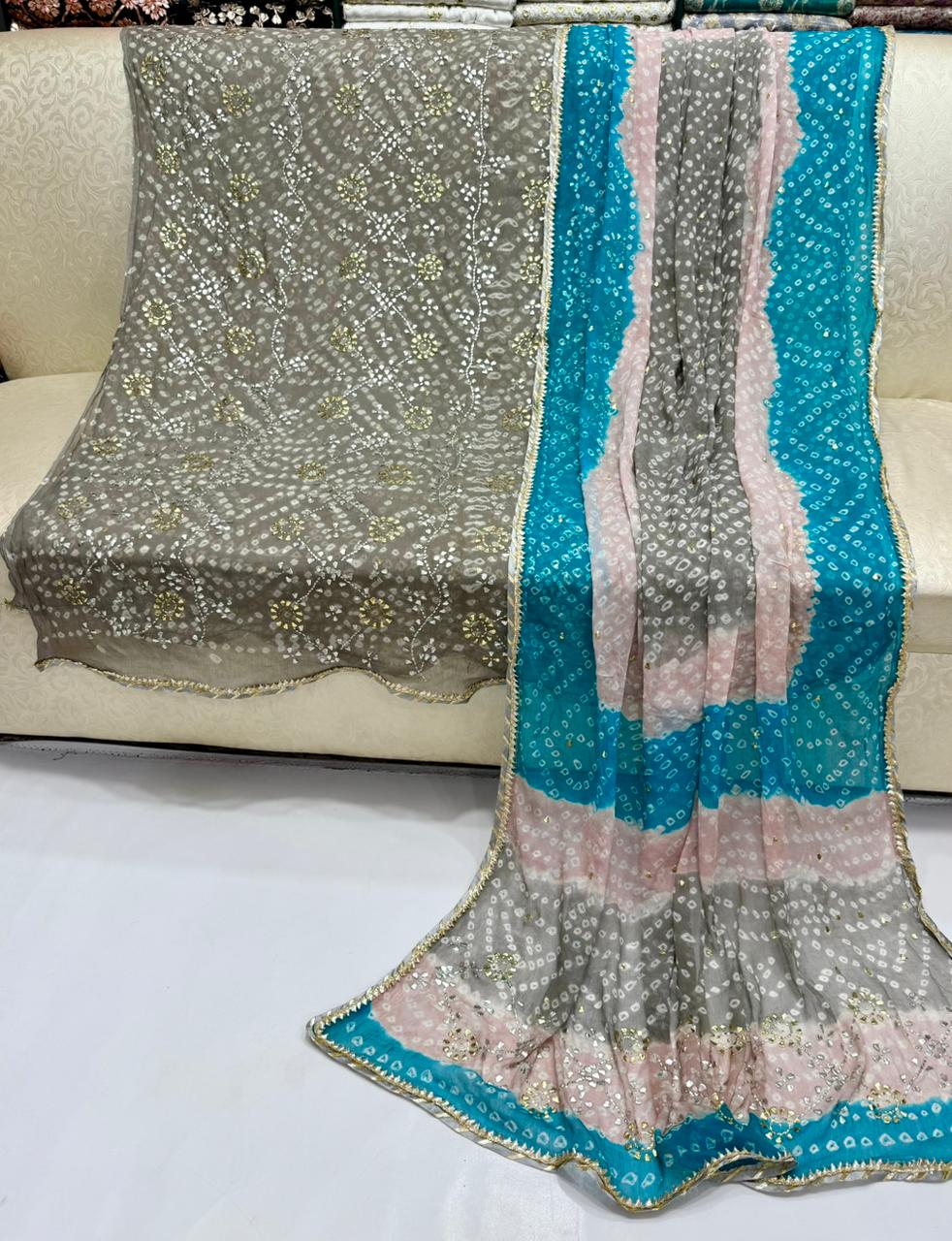 Heavy Mukesh Kamdani Chunri Suits