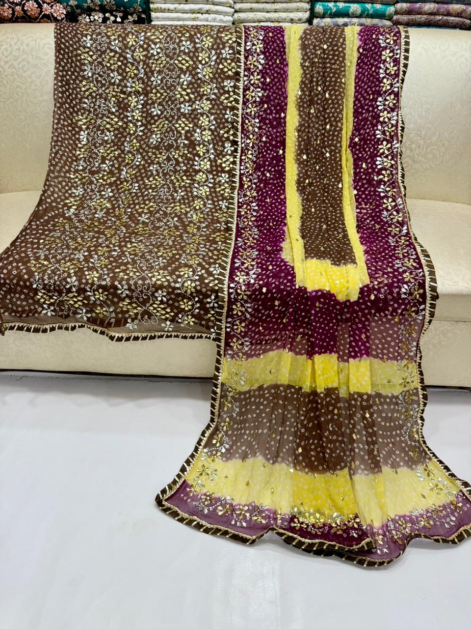 Heavy Mukesh Kamdani Chunri Suits