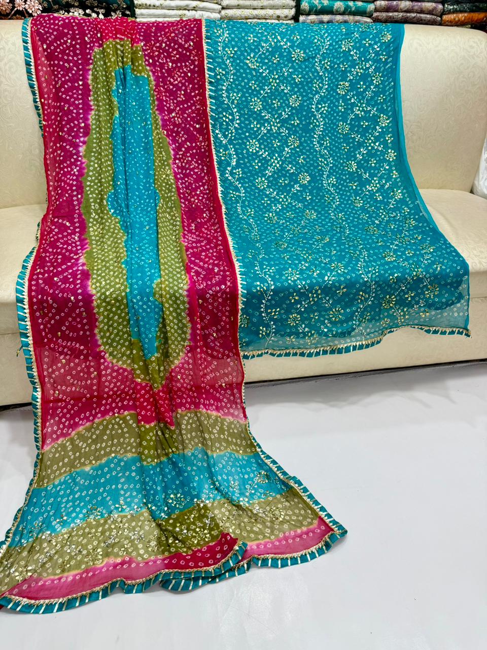 Heavy Mukesh Kamdani Chunri Suits