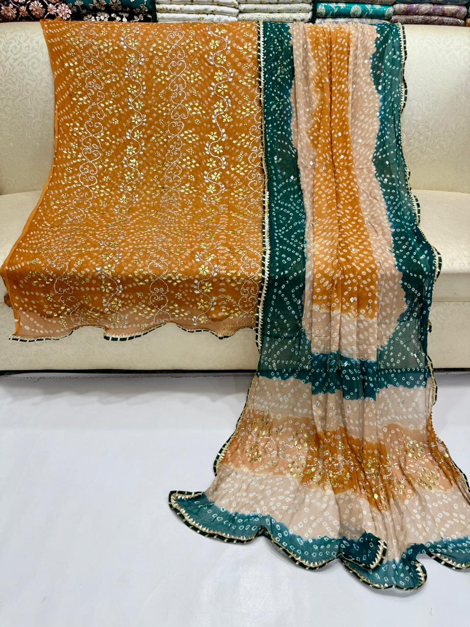 Heavy Mukesh Kamdani Chunri Suits