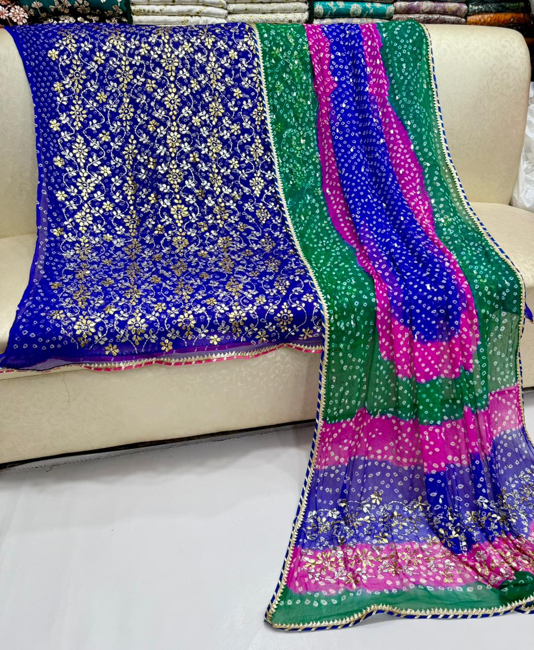 Heavy Mukesh Kamdani Chunri Suits