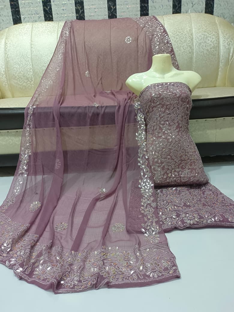 Pressing Gota + Chikenkari Suits