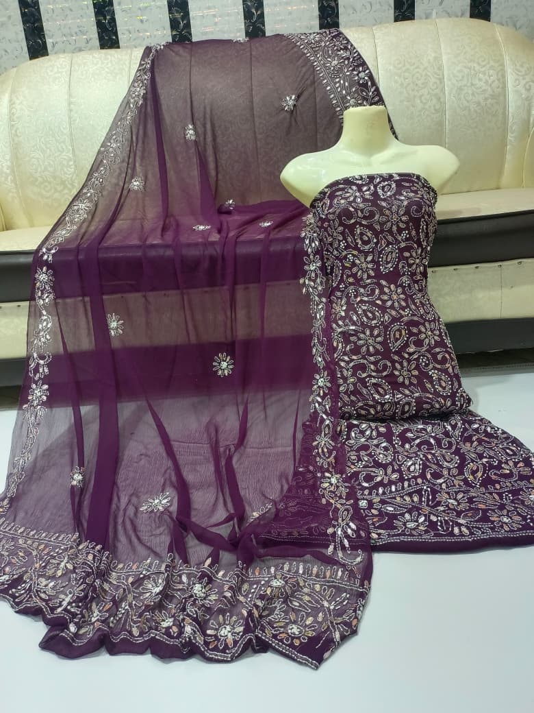 Pressing Gota + Chikenkari Suits