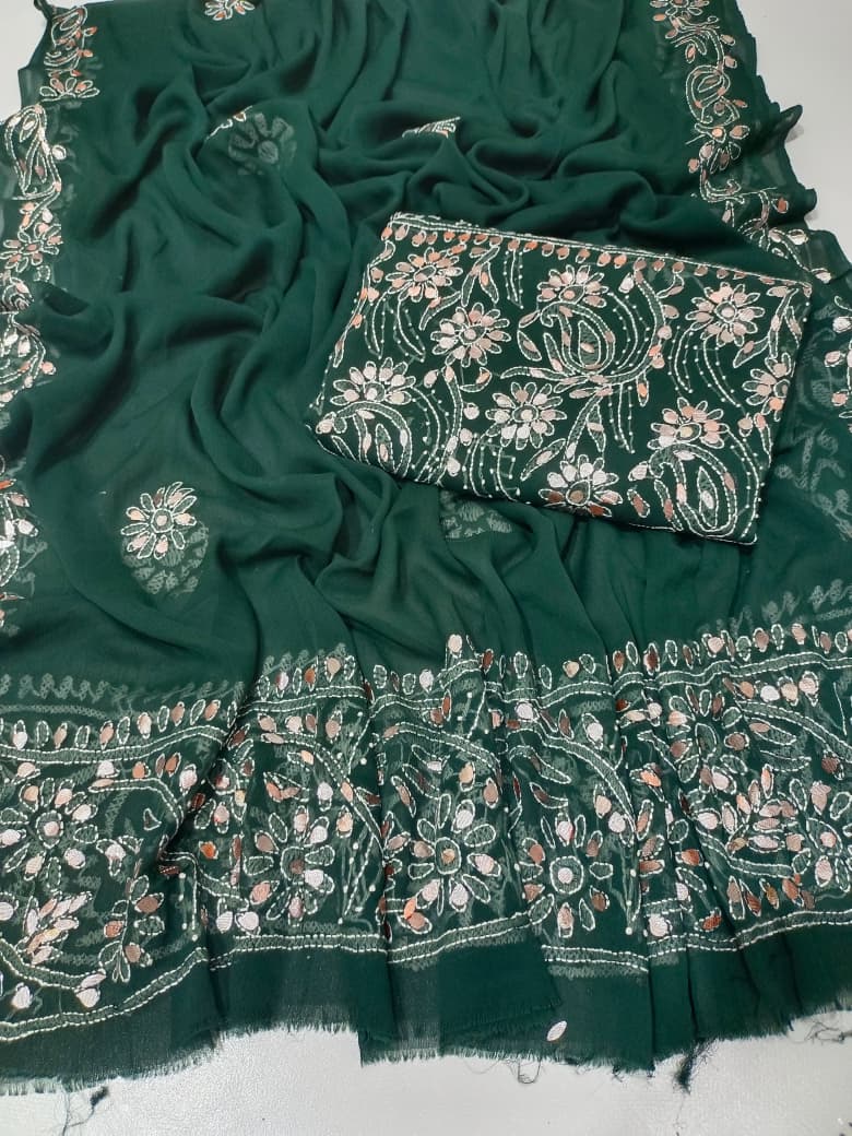 Pressing Gota + Chikenkari Suits