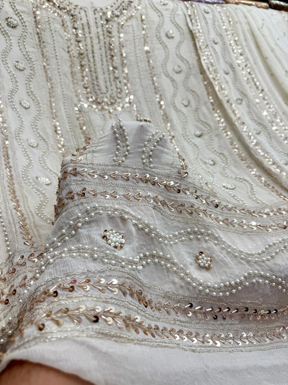 Heavy Gota + Pearls + Tilla work Suits