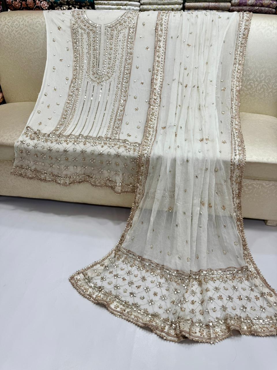 Heavy Gota + Pearls + Tilla work Suits