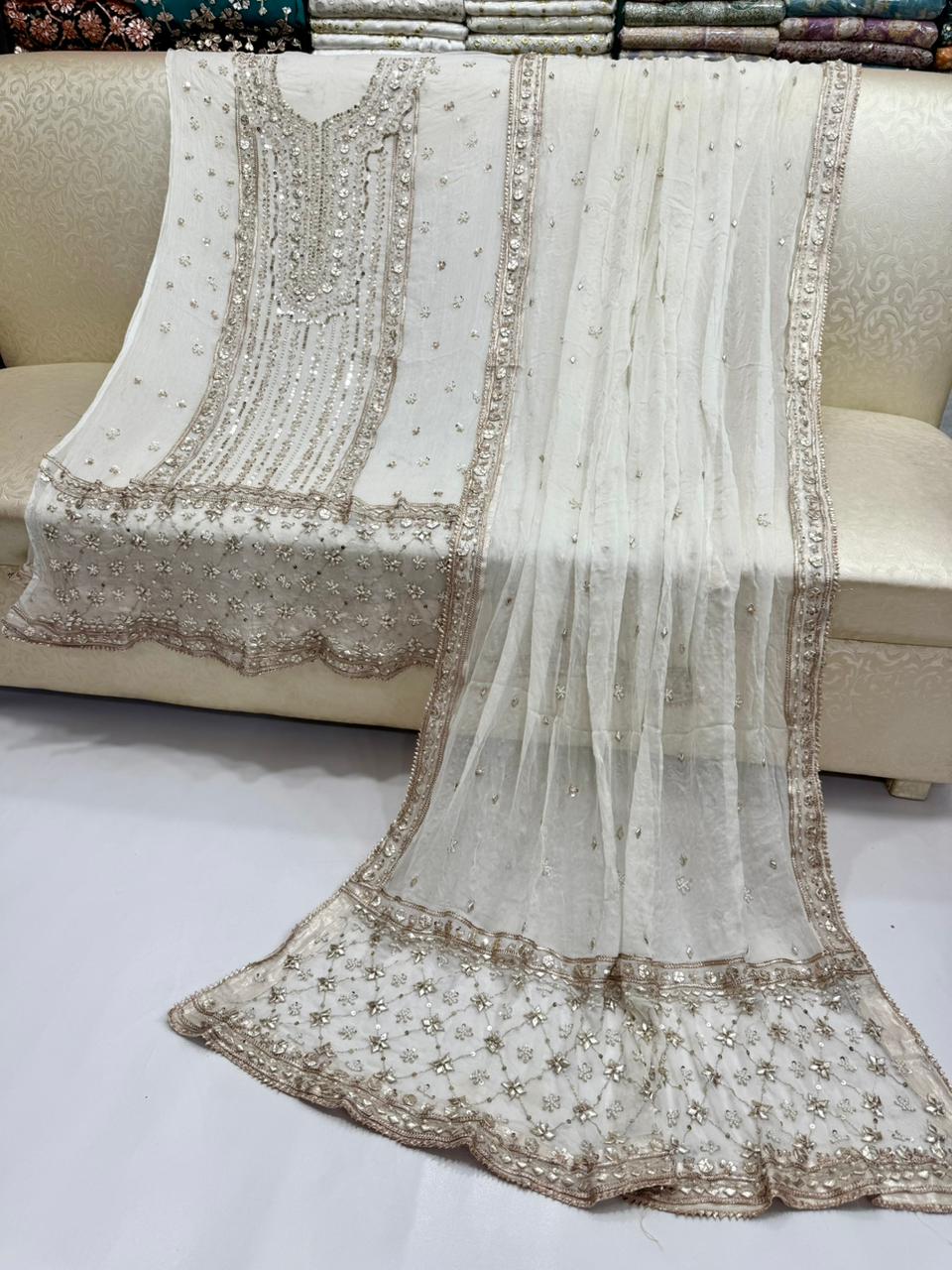 Heavy Gota + Pearls + Tilla work Suits