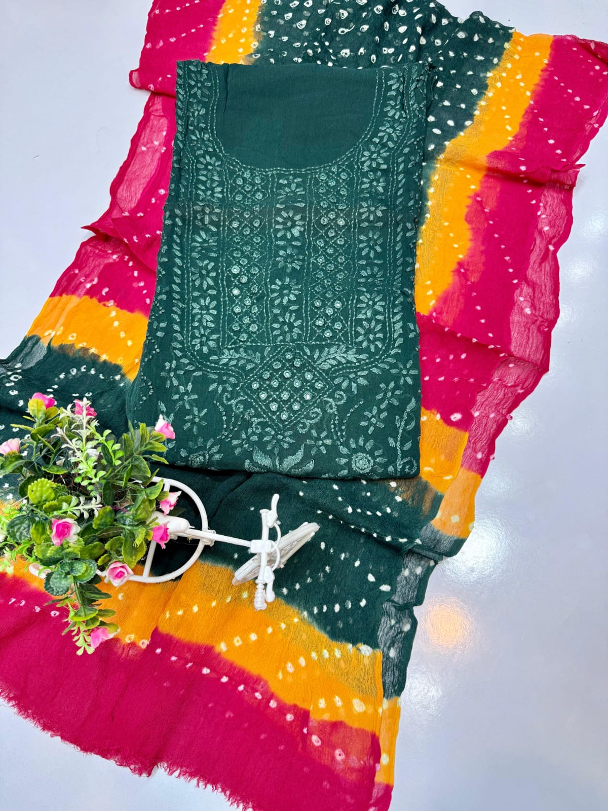 Pakka Sheesha Embroidered Suits