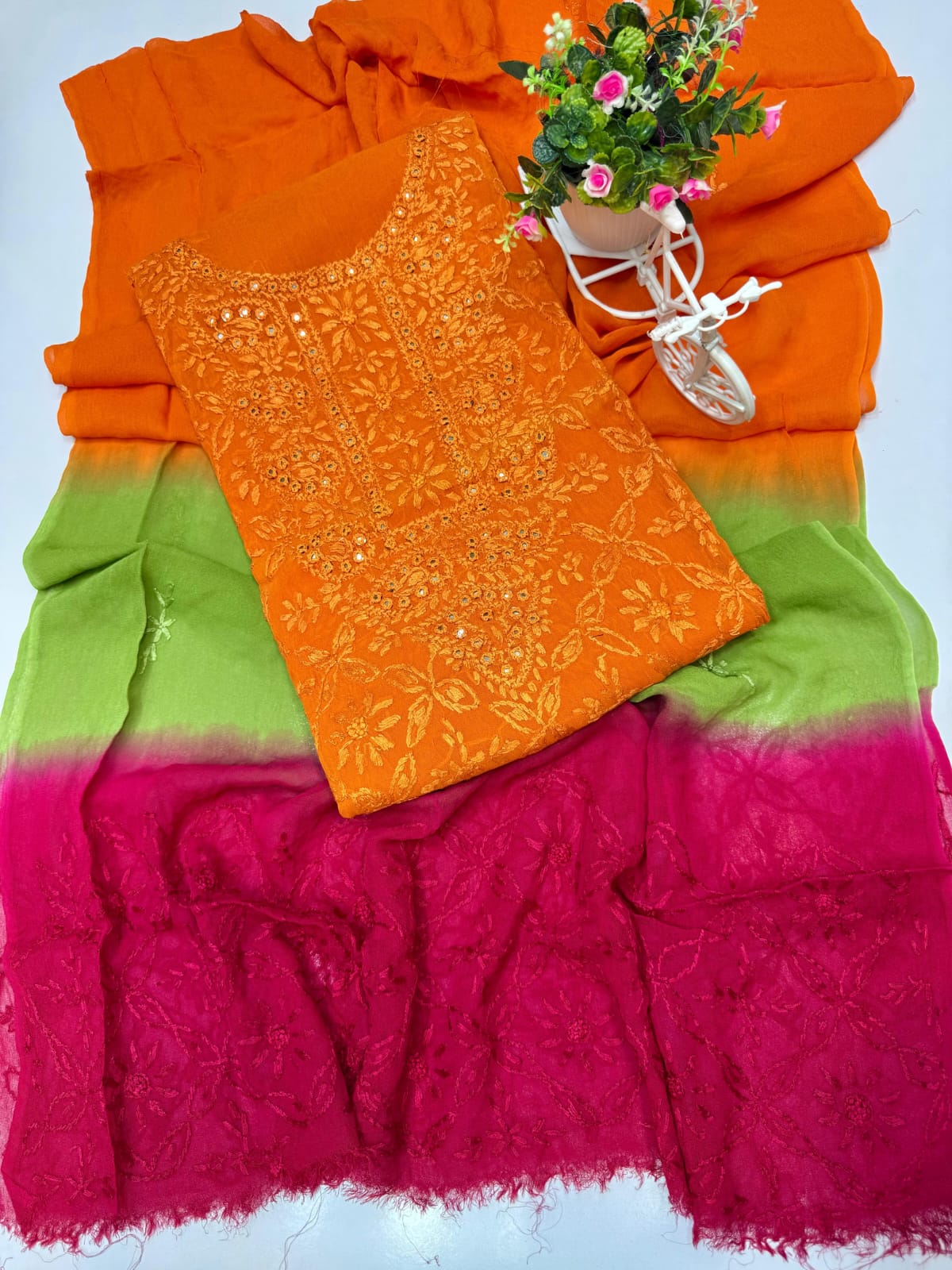 Pakka Sheesha Embroidered Suits