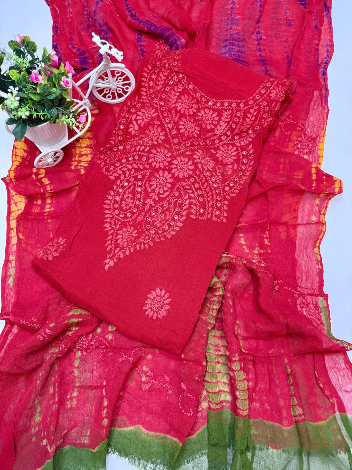 Pakka Sheesha Embroidered Suits