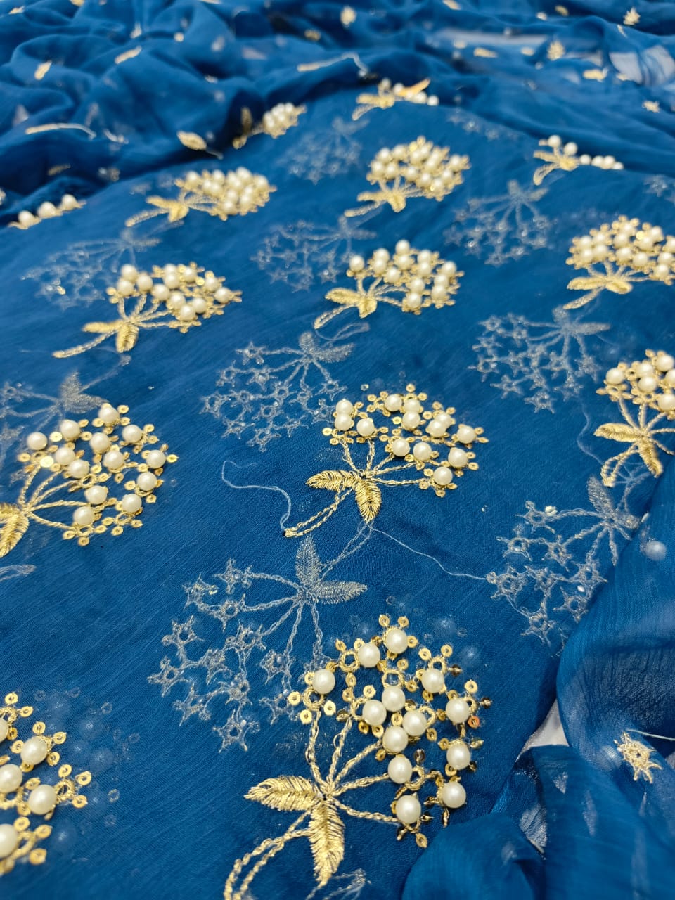 Pearl Work Embroidered Suits