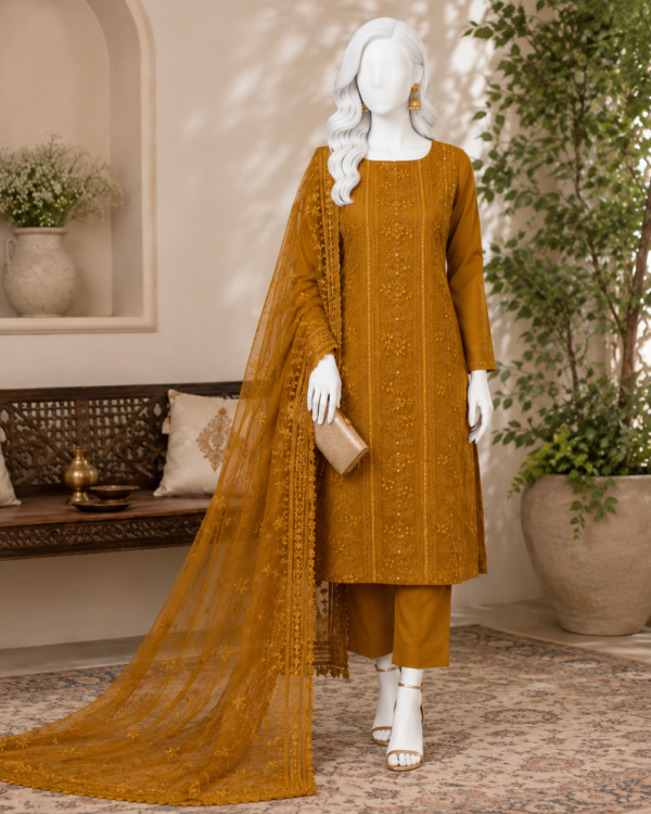 Heavy Kacha Embroidered Tarkashi Mirror