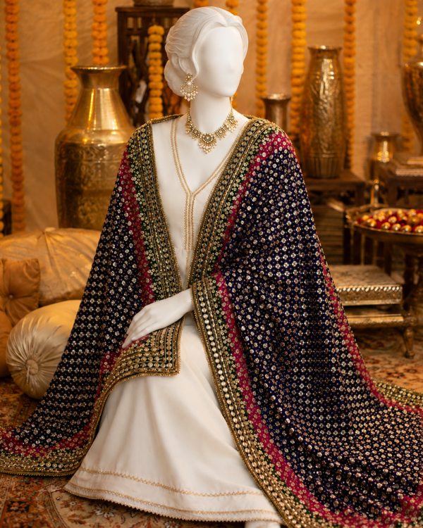 Heavy Tamba Till Gota Chunri Dupatta