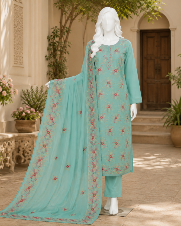 Kacha Bore Embroidered
