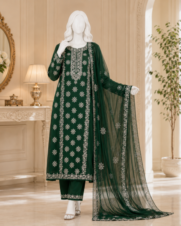 Shadow Chikankari Embroidery
