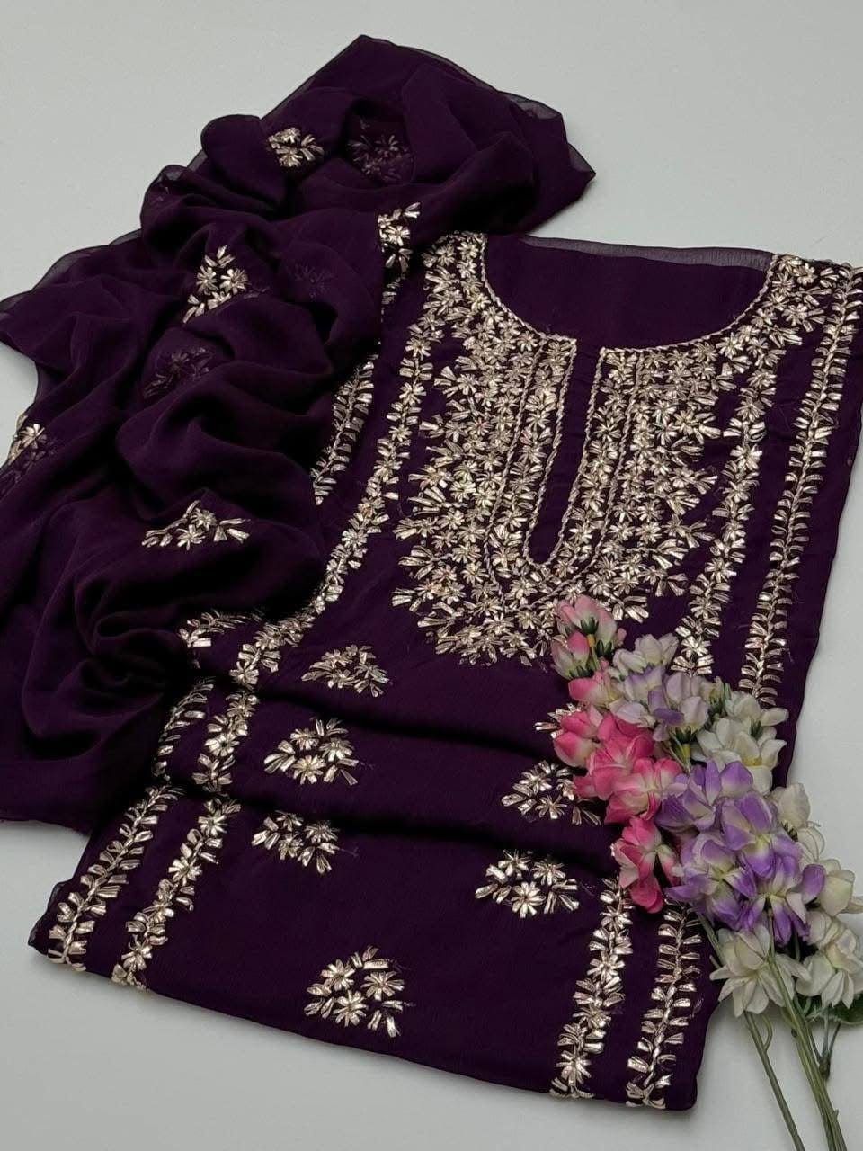 Elegant Gota Work - Image 7