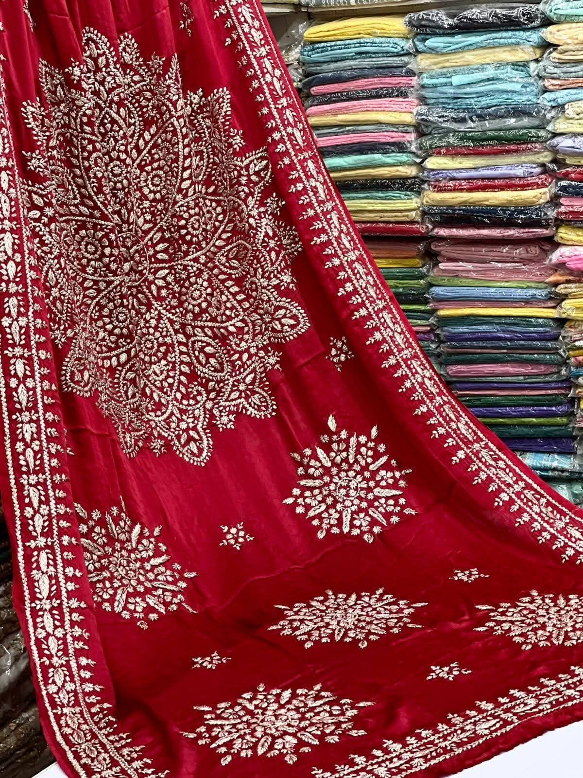 LCD Gota Work Shawl - Image 5