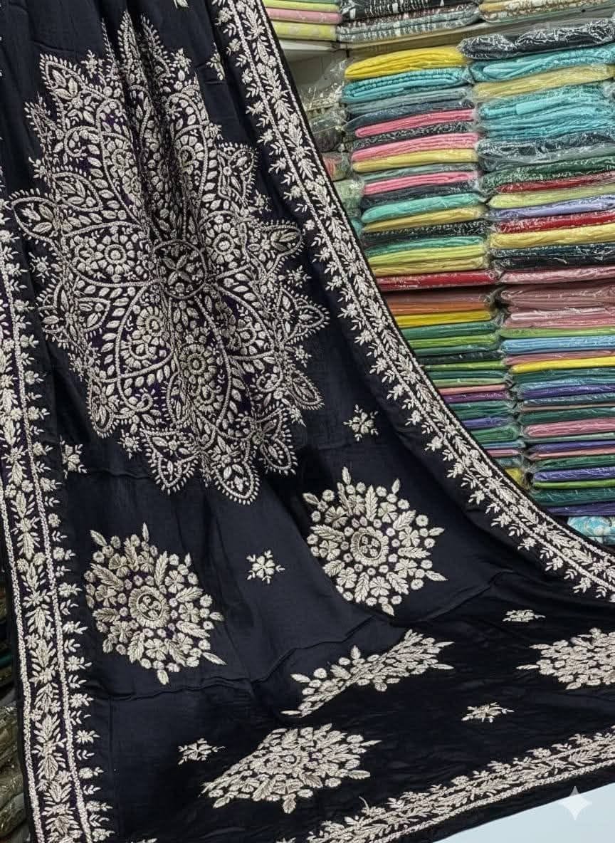 LCD Gota Work Shawl - Image 6